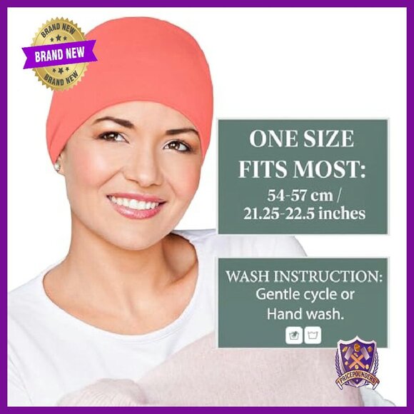 Soft Cotton Sleep Cap Chemo Headwear Unisex One Size Comfortable main image 4